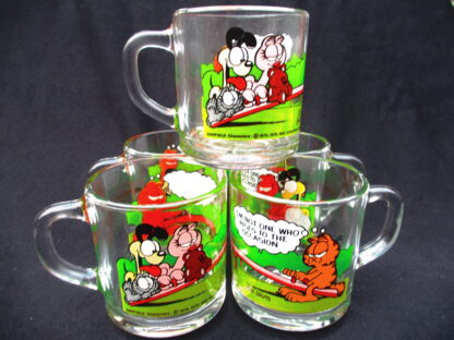 Garfield Characters Mugs from Mcdonald are available