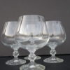 Clear Glass Brandy Sippers