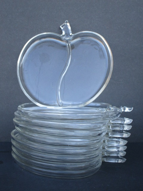 Hazel Atlas Apple Orchard Pattern Glass plates