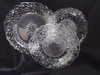 Pineapple and Floral Pattern Plate Set