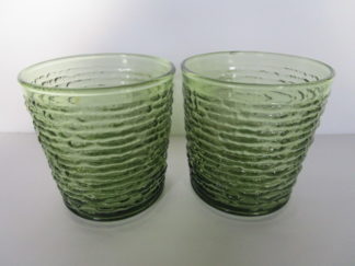 Translucent Green Designer Glasses in a set of two