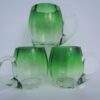 Designer Glass Mugs in 3 piece set