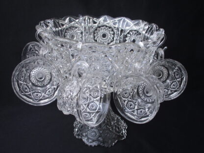 Handcrafted Punch Bowl Set made using Quality Glass