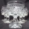 Renaissance Style Indiana Glass Dessert Cups