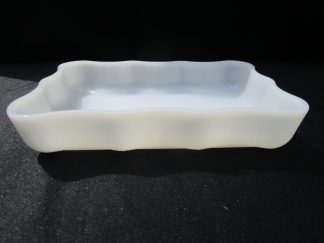 opal milk glass rectangular tray