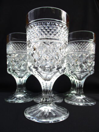 Anchor Hocking Wexford Pattern Stemware Set