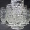 Fostoria Cubist Whitehall Pattern Clear by Colony Glass