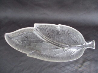 Sandwich Glass Leaf Tray is available