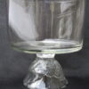 Clear Glass Footed Compote Centerpiece Holds