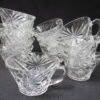 Anchor Hocking Pres Bowl Pattern Punch Bowl Cups