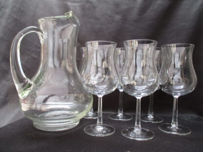 Pop Belly Pitcher and Stemware set available
