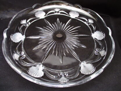Royal Shell Collection Glass Platter by Studio Silversmiths