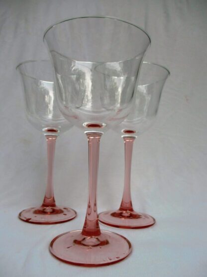 Salmon Color Wineglass Set