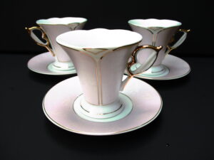 Art Nouveau Classic Coffee & Tea Demitasse Set  By Yedi Porcelain